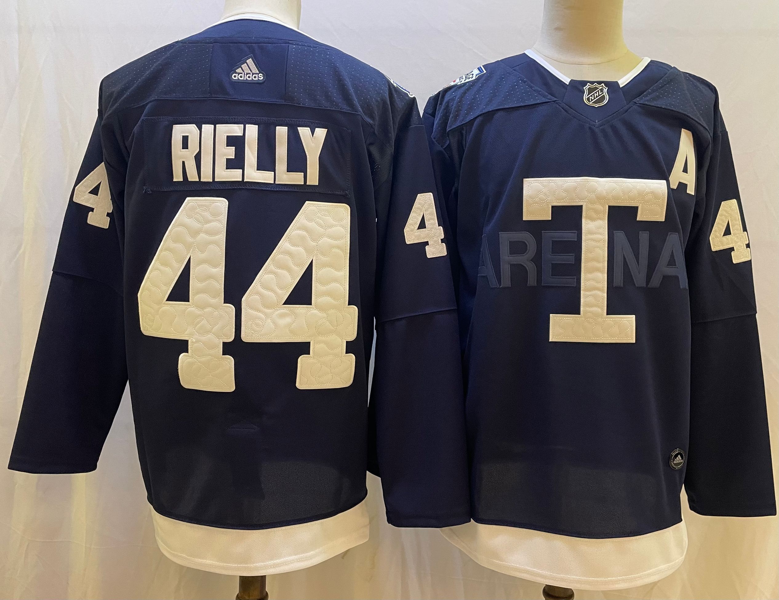 Men Toronto Maple Leafs #44 Rielly Blue Classic Edition 2022 Adidas NHL Jersey->tampa bay lightning->NHL Jersey
